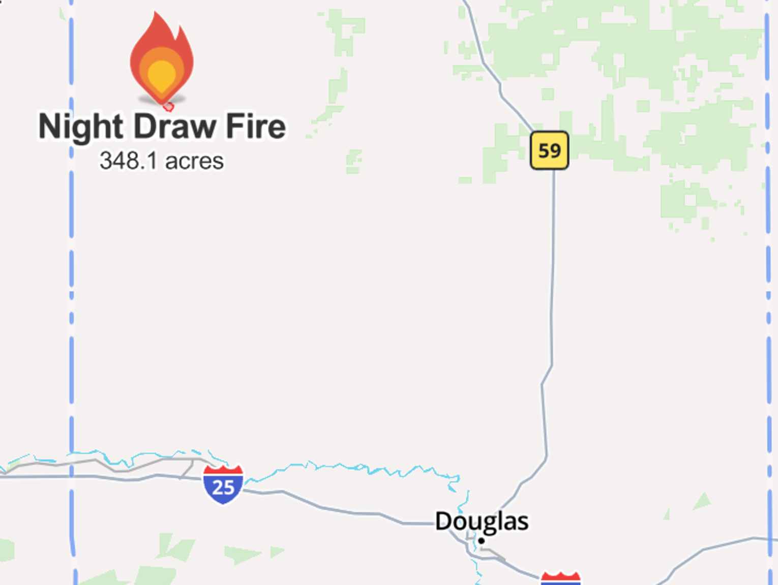 Douglas Budget Watching Fires in and Around Converse County